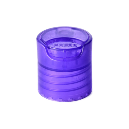 18/410 PP disc top cap for hair care, household care and personal care packaging, back view