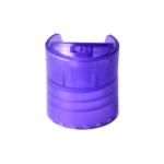 18/410 PP disc top cap for hair care, household care and personal care packaging, front view