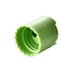 20/410 PP disc top cap for hair care, household care and personal care packaging, bottom view