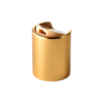 20/415 PP with an aluminum collar disc top cap for hair care, household care and personal care packaging, side view