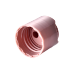 24/410 PP disc top cap for hair care, household care and personal care packaging, bottom view