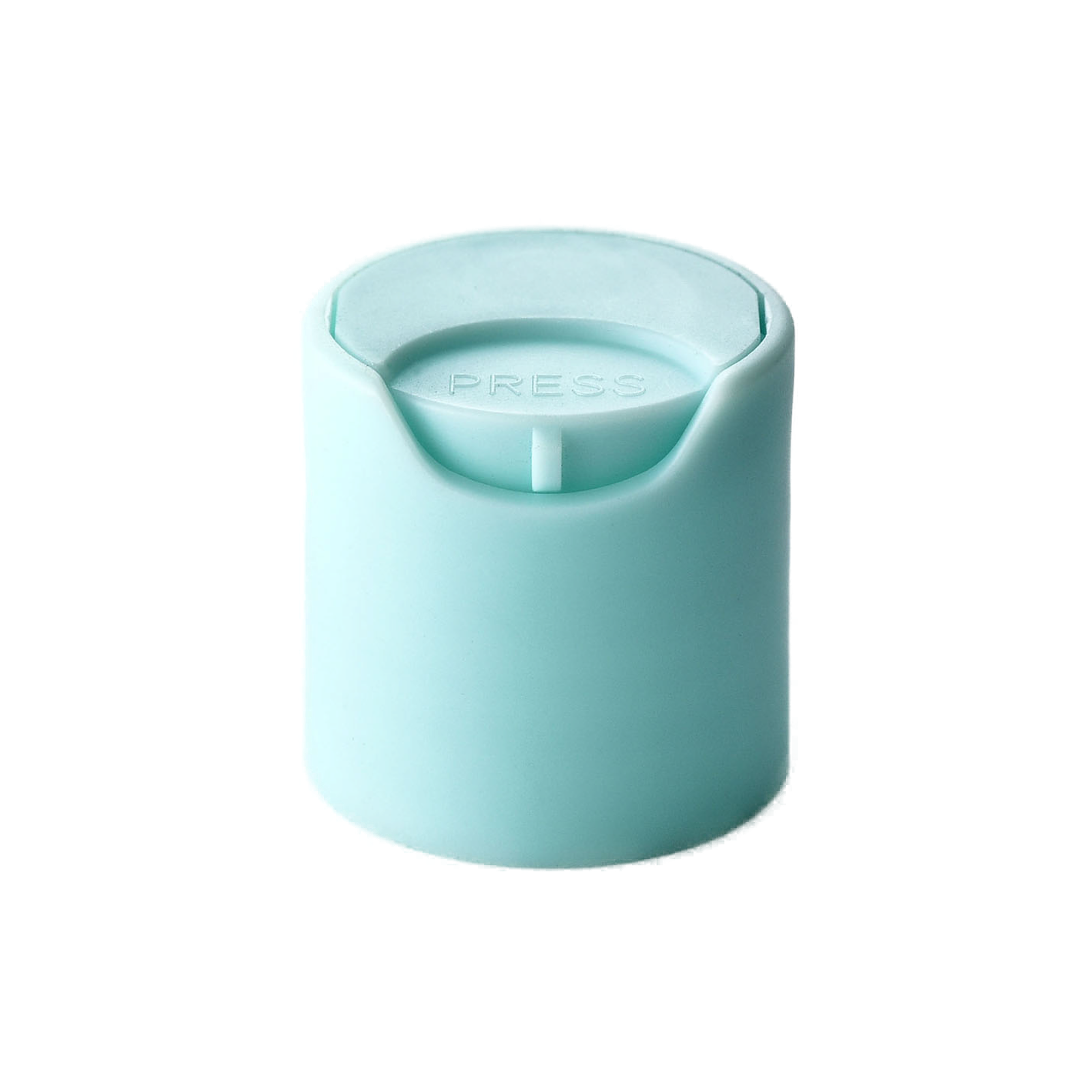 Q24-01C-1 24/410 PP disc top cap for hair care, household care and personal care packaging, back view