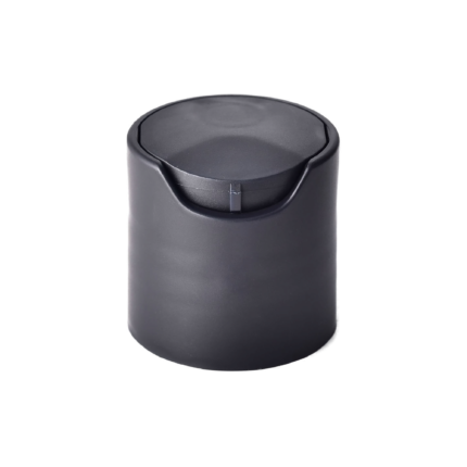 24/410 PP disc top cap for hair care, household care and personal care packaging, back view