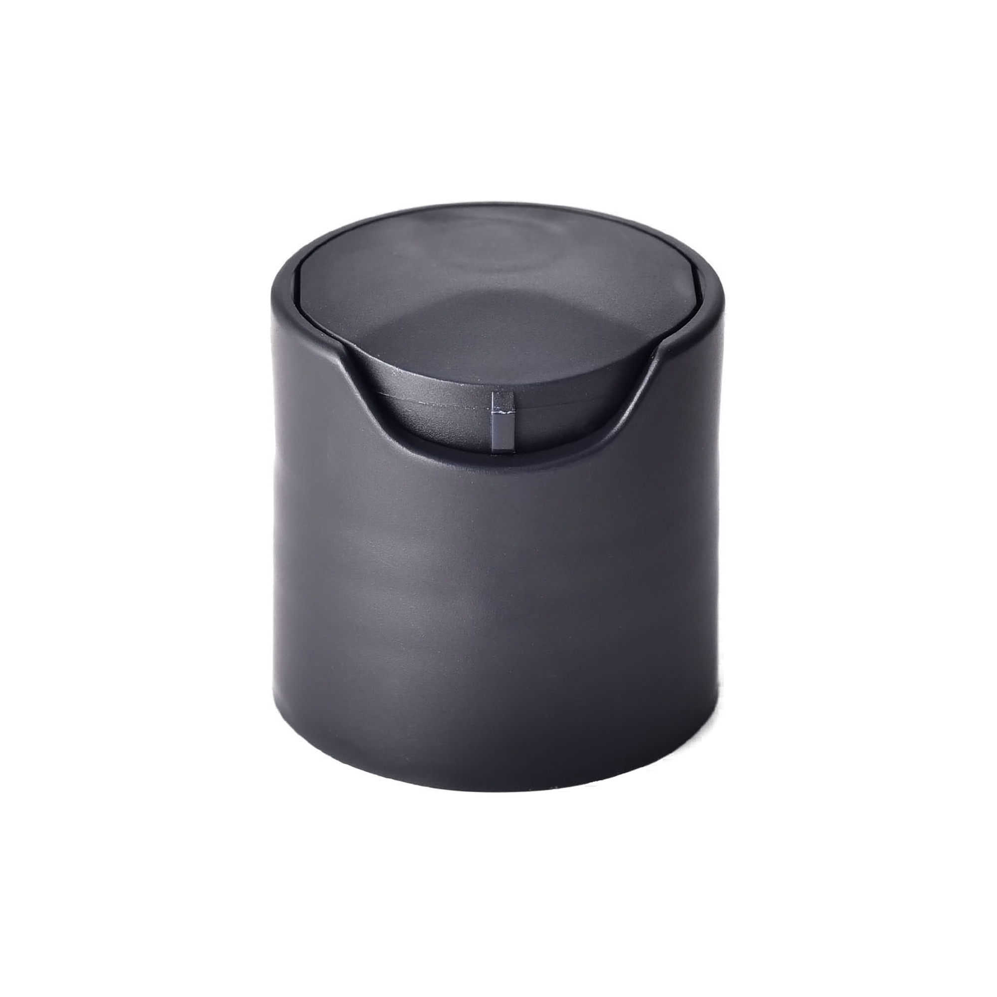 Q24-01D-1 24/410 PP disc top cap for hair care, household care and personal care packaging, back view