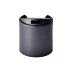24/410 PP disc top cap for hair care, household care and personal care packaging, front view