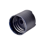 24/410 PP disc top cap for hair care, household care and personal care packaging, bottom view