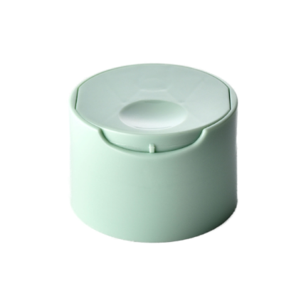 24/410 PP disc top cap for hair care, household care and personal care packaging, back view