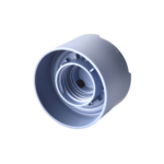 24/410 PP disc top cap for hair care, household care and personal care packaging, bottom view