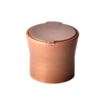 24/410 PP disc top cap for hair care, household care and personal care packaging, back view