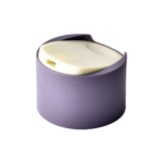 24/410 PP disc top cap for hair care, household care and personal care packaging, side view