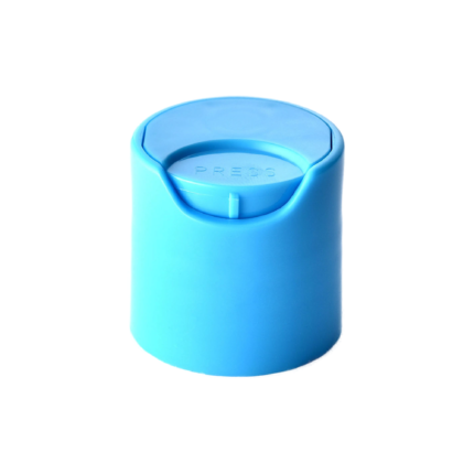 28/410 PP disc top cap for hair care, household care and personal care packaging, back view
