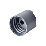 28/410 PP disc top cap for hair care, household care and personal care packaging, bottom view