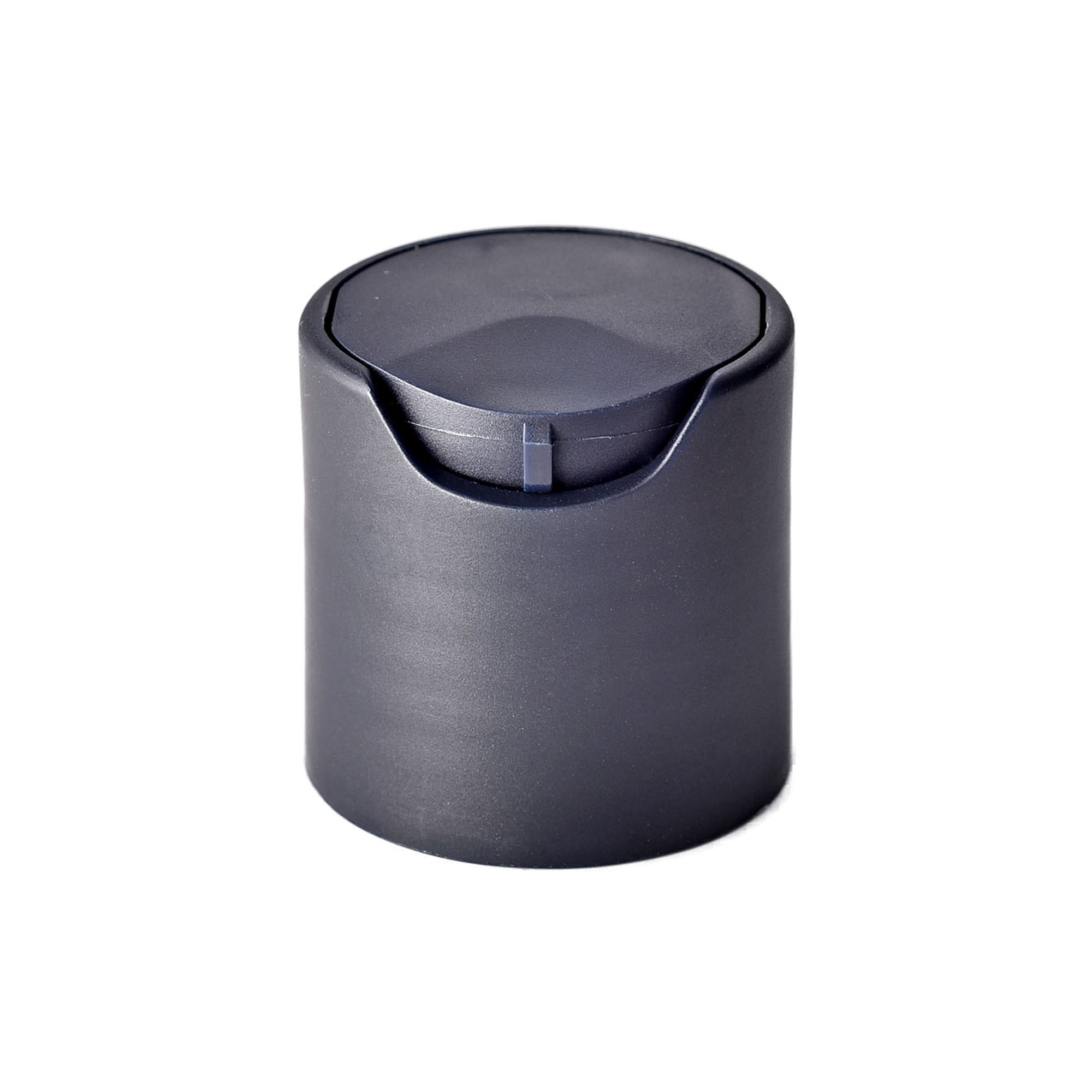 Q28-01D-1 28/410 PP disc top cap for hair care, household care and personal care packaging, back view