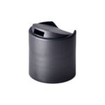 28/410 PP disc top cap for hair care, household care and personal care packaging, side view