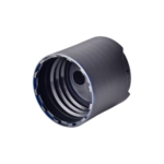 28/410 PP disc top cap for hair care, household care and personal care packaging, bottom view