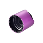 28/410 PP with an aluminum collar disc top cap for hair care, household care and personal care packaging, bottom view