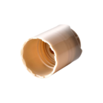 28/415 PP disc top cap for hair care, household care and personal care packaging, bottom view