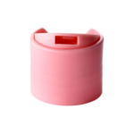28/400 PP disc top cap for hair care, household care and personal care packaging, front view