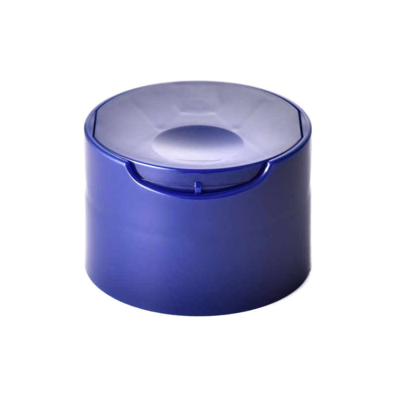 28/410 PP disc top cap for hair care, household care and personal care packaging, back view