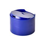 28/410 PP disc top cap for hair care, household care and personal care packaging, side view