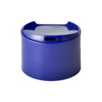 28/410 PP disc top cap for hair care, household care and personal care packaging, front view