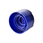 28/410 PP disc top cap for hair care, household care and personal care packaging, bottom view