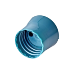 28/410 PP disc top cap for hair care, household care and personal care packaging, bottom view