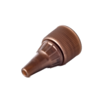 20/410 PE nozzle cap for hair care and personal care packaging, bottom view
