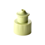 24/410 PP and PE push pull cap for household care packaging, front view