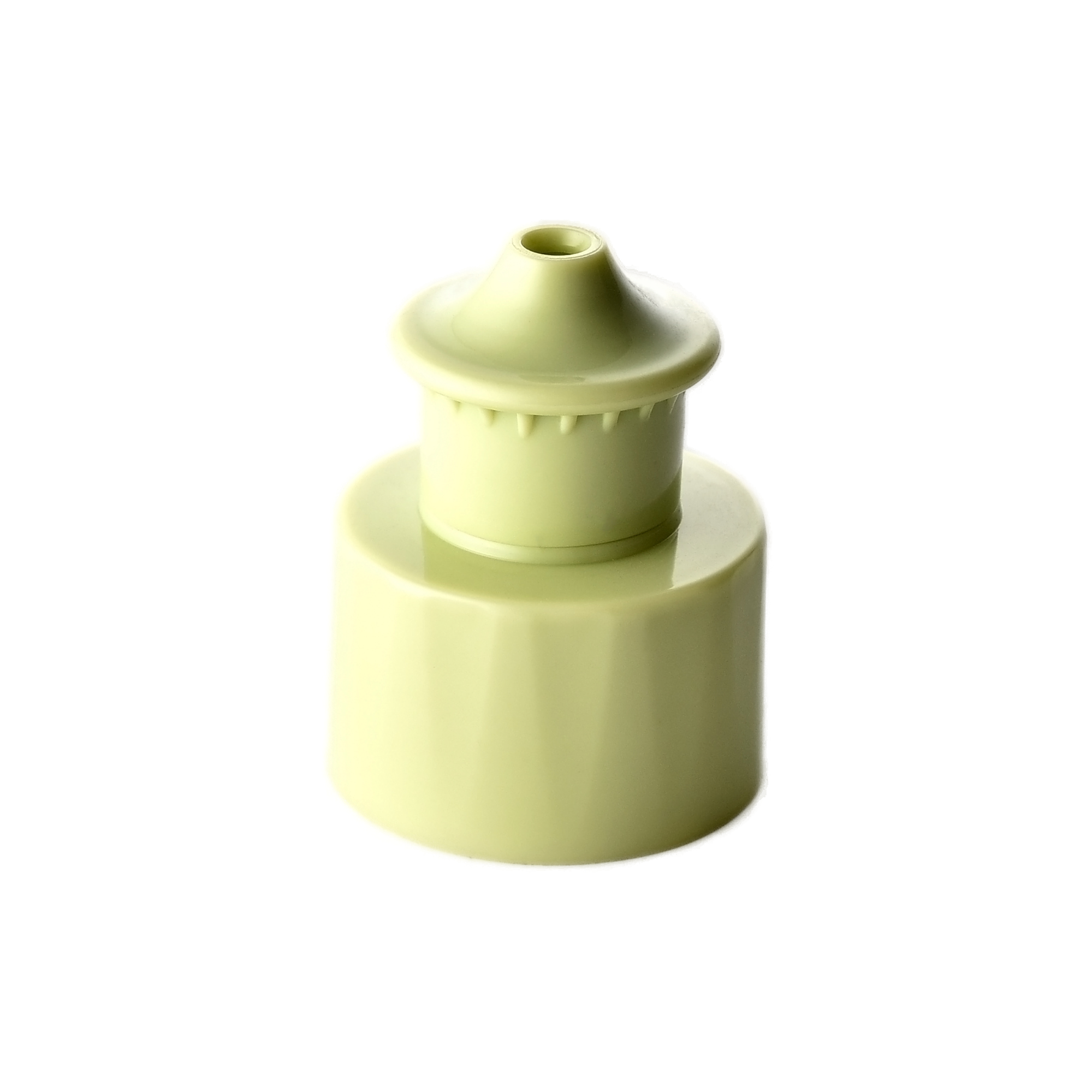 S24-01-1 24/410 PP and PE push pull cap for household care packaging, front view