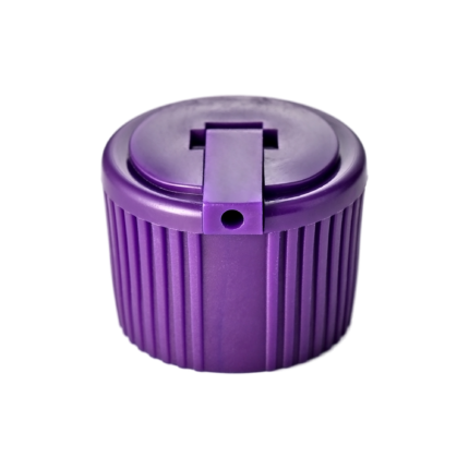 24/410 PP nozzle cap for hair care, household care and personal care packaging, front view with nozzle closed