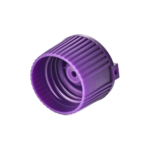 24/410 PP nozzle cap for hair care, household care and personal care packaging, bottom view