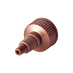 24/410 PP and PE nozzle cap for hair care and personal care packaging, bottom view