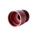 24/410 PP and PE push pull cap for household care packaging, bottom view
