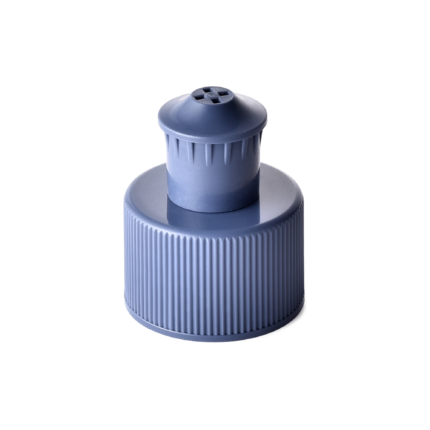 24/410 PP and PE push pull cap for household care packaging, front view