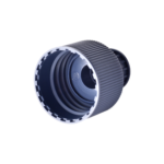 24/410 PP and PE push pull cap for household care packaging, bottom view