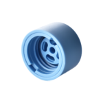 24/410 PP nozzle cap for hair care and personal care packaging, bottom view