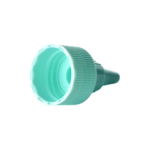 24/410 PP nozzle cap for hair care and personal care packaging, bottom view
