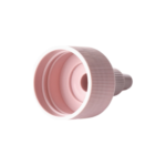 24/410 PP and PE nozzle cap for hair care and personal care packaging, side view