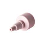 24/410 PP and PE nozzle cap for hair care and personal care packaging, bottom view