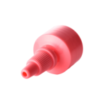 24/410 PP and PE nozzle cap for hair care and personal care packaging, side view