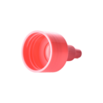 24/410 PP and PE nozzle cap for hair care and personal care packaging, bottom view