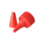 28/410 PP nozzle cap for hair care and personal care packaging, side view
