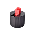 28/415 PP nozzle cap for hair care, household care and personal care packaging, side view
