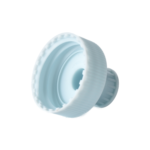 28/400 PP and PE push pull cap for household care packaging, bottom view