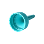 28/400 PP nozzle cap for hair care and personal care packaging, side view