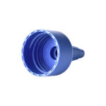 28/410 PP and PE nozzle cap for hair care and personal care packaging, side view