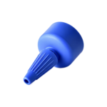 28/410 PP and PE nozzle cap for hair care and personal care packaging, bottom view