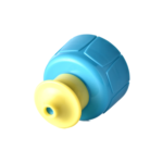 28/410 PP and PE push pull cap for household care packaging, top view