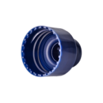 28/410 PP and PE push pull cap for household care packaging, bottom view